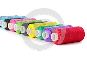 Bright bobbin thread