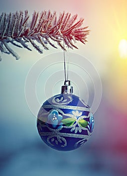 Bright Christmas bauble