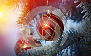 Bright Christmas bauble