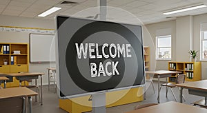 Welcome Back to School Classroom