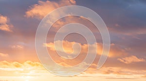 Bright cloudscape background