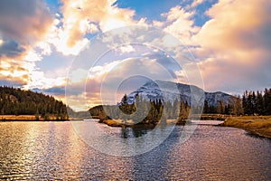 Autumn Sunrise Over Cascade Ponds