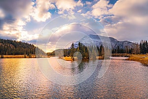 Autumn Sunrise Over Cascade Ponds