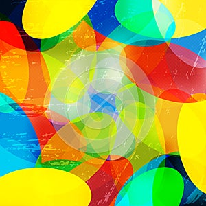 Bright color abstract geometric background vector illustration