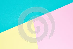 Bright color block paper background.