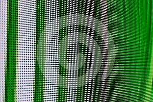 Bright colored green and white LED smd screen