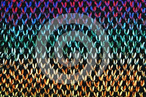 Bright colored Knitted Background