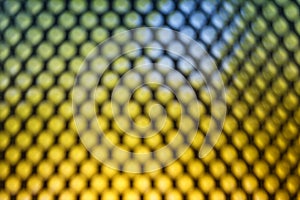 Bright colored LED video wall with high saturated pattern - close up background