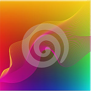 Bright colorful abstract background