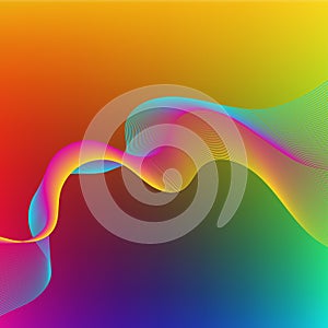 Bright colorful abstract background