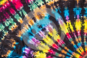 Bright Colorful Abstract Psychedelic Ice Tie Dye Design Pattern