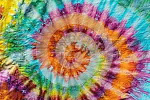 Bright Colorful Abstract Psychedelic Ice Tie Dye Design Pattern