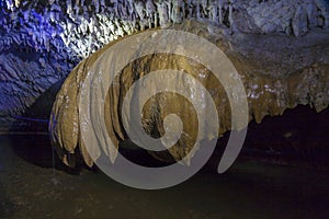 Bright and colorful cave Abrskil