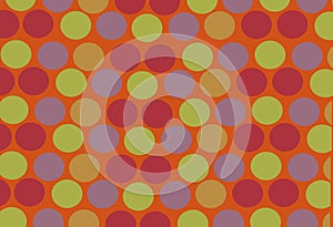 Bright and colorful circles