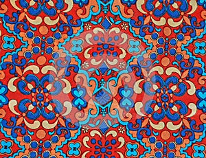 Bright Colorful Fabric Image