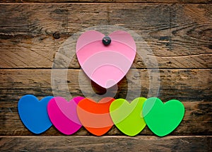 Bright colorful stickers