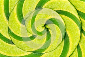 Bright colorful sugar lollipop