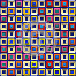 Bright and colorful tiles