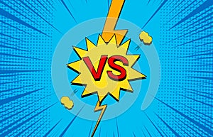 Bright comic duel concept