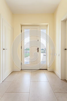 Bright corridor in modern house