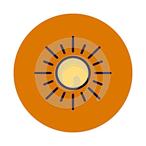 Bright day Isolated Vector icon which can easily modify or edit