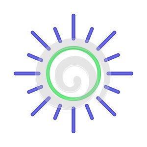 Bright day Isolated Vector icon which can easily modify or edit