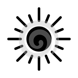 Bright day Isolated Vector icon which can easily modify or edit