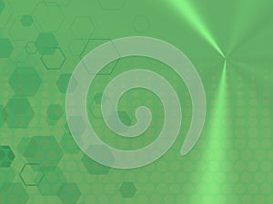 Bright digital background with kight point in tech  space