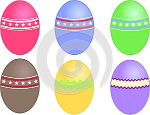 Bright Easter Eggs