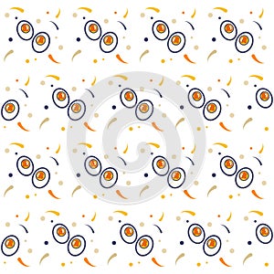 Egg pattern background stock illustration