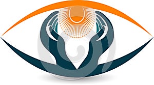 Bright eye care logo