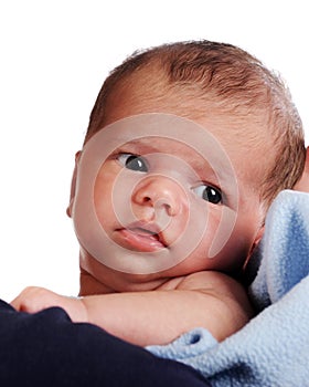 Bright-Eyed Newborn