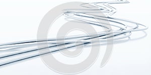 Bright fibre-optical cables