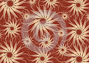 Bright floral motifs for textiles or fabric products