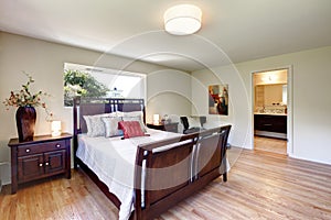 Bright furnished bedroom