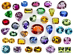 Bright gems. Elegance, jewelry.