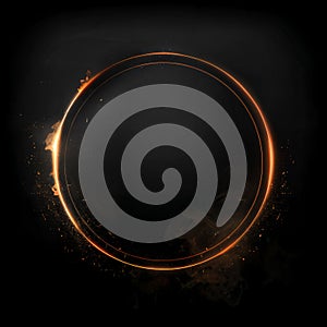 4K ultra-clear dynamic light circle effect photo