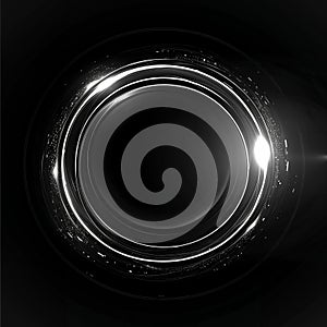 4K ultra-clear dynamic light circle effect photo