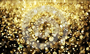 Bright gold glitter