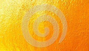 Bright gold paint concrete wall texture cracked patterns background