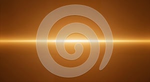 Bright golden light beam on brown gradient empty background studio space