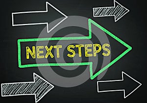 green arrow next steps standout design photo
