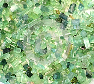 Green colour nature stones crystal photo