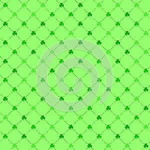 Green clover leaves, Patrick Day background, lucky clover