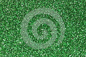 Bright green ethylene vinyl acetate EVA with glitter.