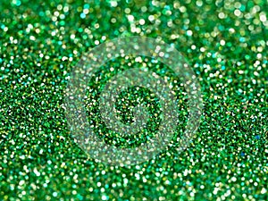 Bright green glitter abstract background