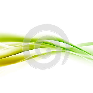 Bright green speed swoosh line abstract modern layout