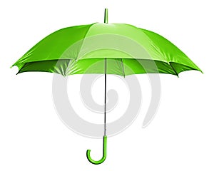 Chiaro verde un ombrello 