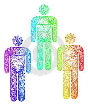 Bright Hatched People