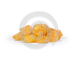 The bright heap of raisins